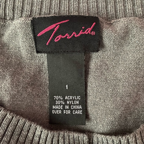 Cute Short Sleeve Torrid Cardigan - Picture 2 of 2